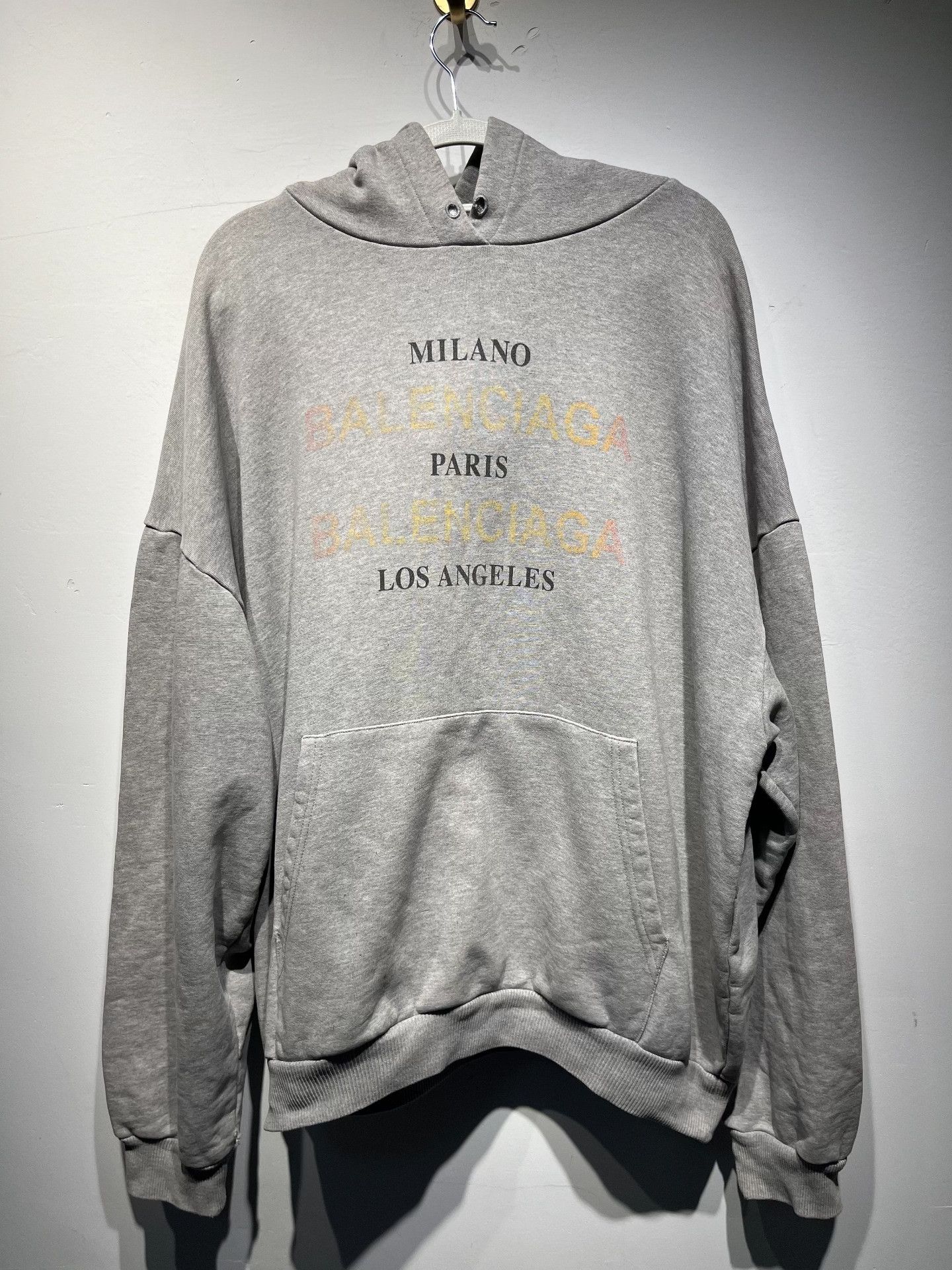 Balenciaga Balenciaga Retro Printed Multi Hoodie M Men Size US M / EU 48-50 / 2 - 1 Thumbnail