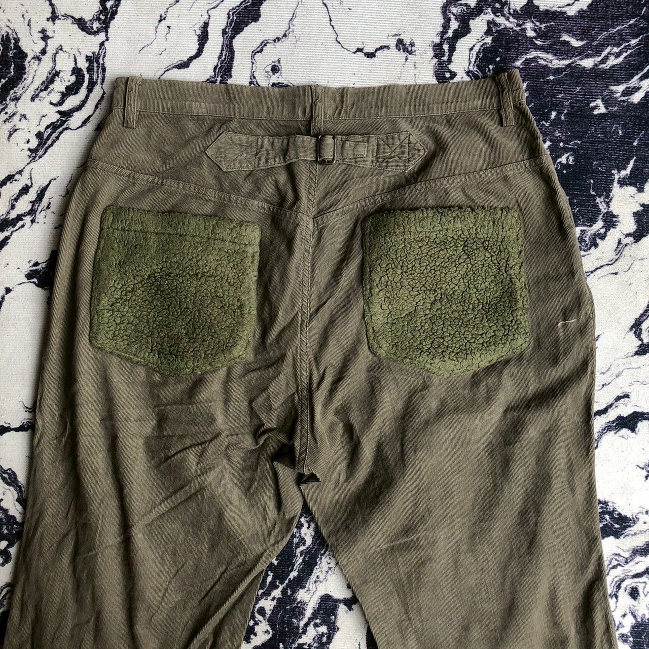 Ne-Net Ne-net by Issey Miyake Military Cropped Sherpa Pocket Pants Size US 34 / EU 50 - 2 Thumbnail