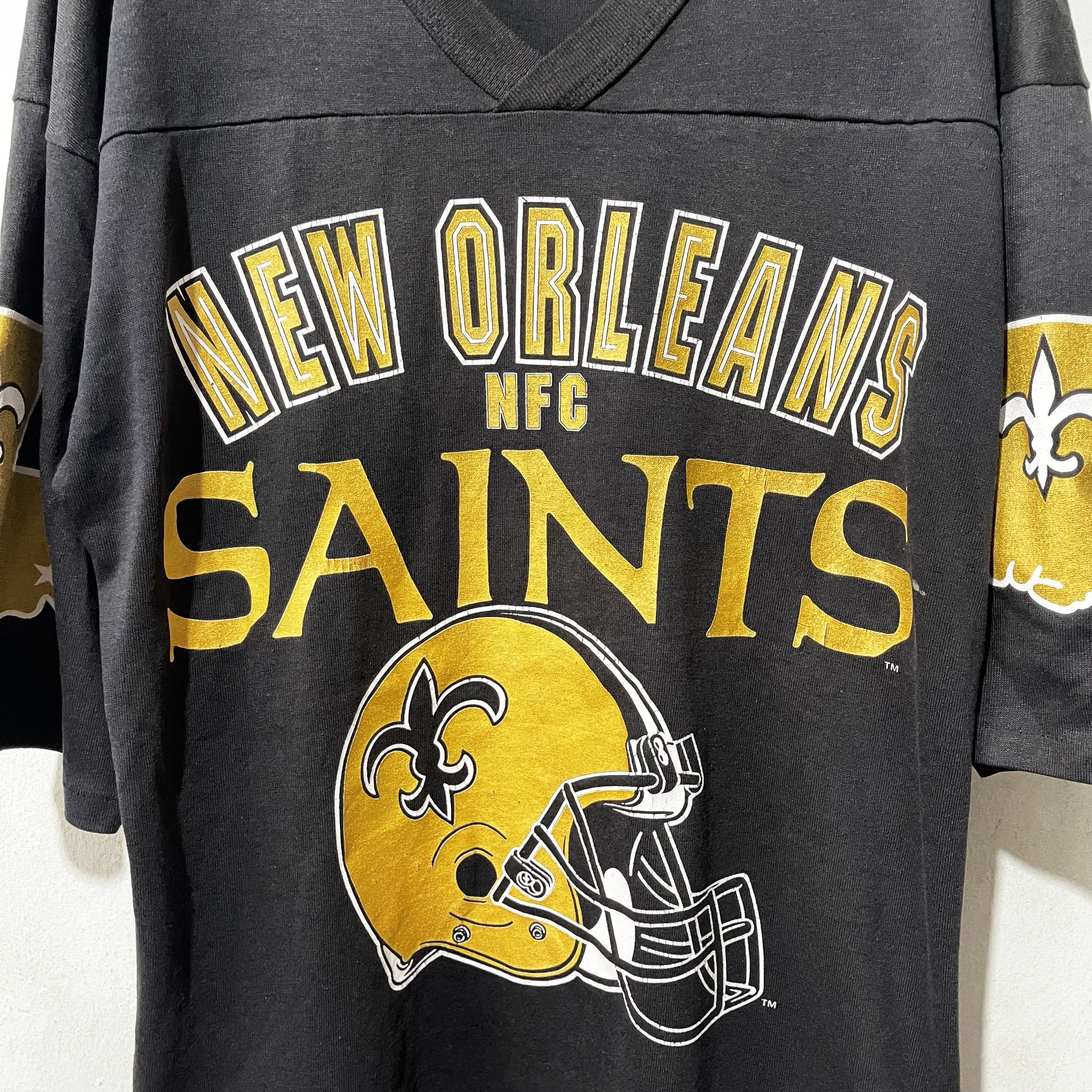 NFL × Vintage Vintage 90s New Orleans Saints Football Jersey Shirt Size US L / EU 52-54 / 3 - 2 Thumbnail