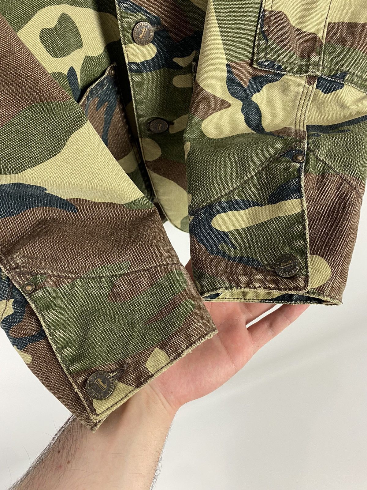 Carhartt × Carhartt Wip S/S 2012 Carhartt Heritage Woodland Camo Settler Work Jacket Size US S / EU 44-46 / 1 - 7 Thumbnail