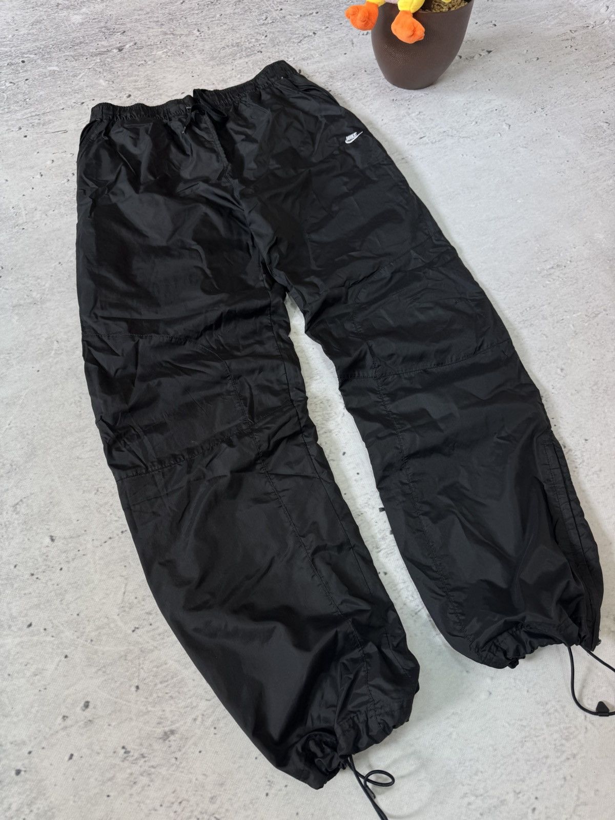 Nike × Vintage NIKE NYLON VINTAGE Y2K OVERSIZE BAGGY FIT PANTS SWEATPANTS Size US 32 / EU 48 - 3 Thumbnail