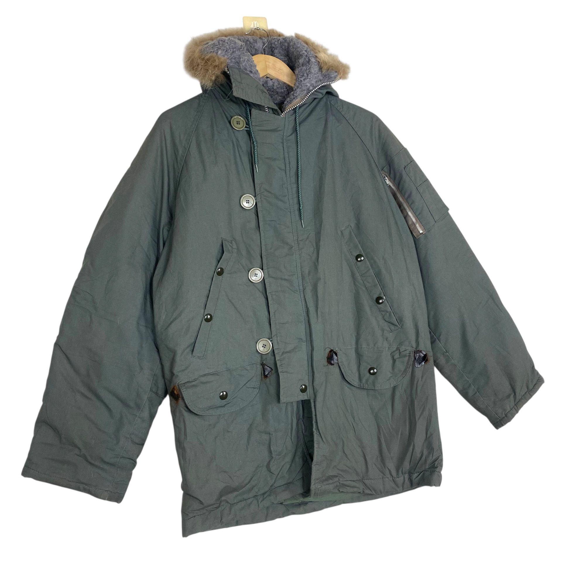 Vintage 💥 CORINTH MFG TYPE N3B MILITARY PARKA JACKET Size US M / EU 48-50 / 2 - 5 Thumbnail