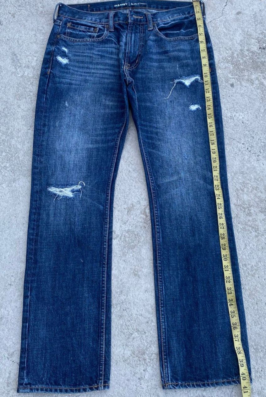 Old Navy Vintage Old Navy Slim Distressed Denim Size US 32 / EU 48 - 3 Thumbnail