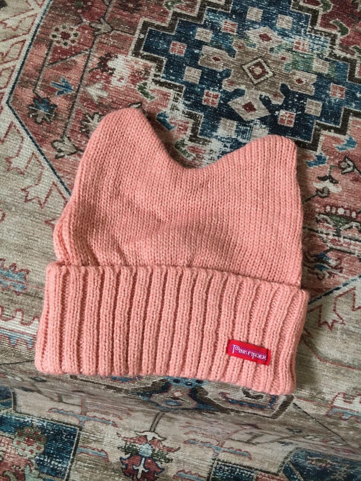 Hysteric Glamour × If Six Was Nine × Le Grande Bleu (L.G.B.) Playboi Carti Style Bunny Horn devil Beanie Size ONE SIZE - 5 Thumbnail