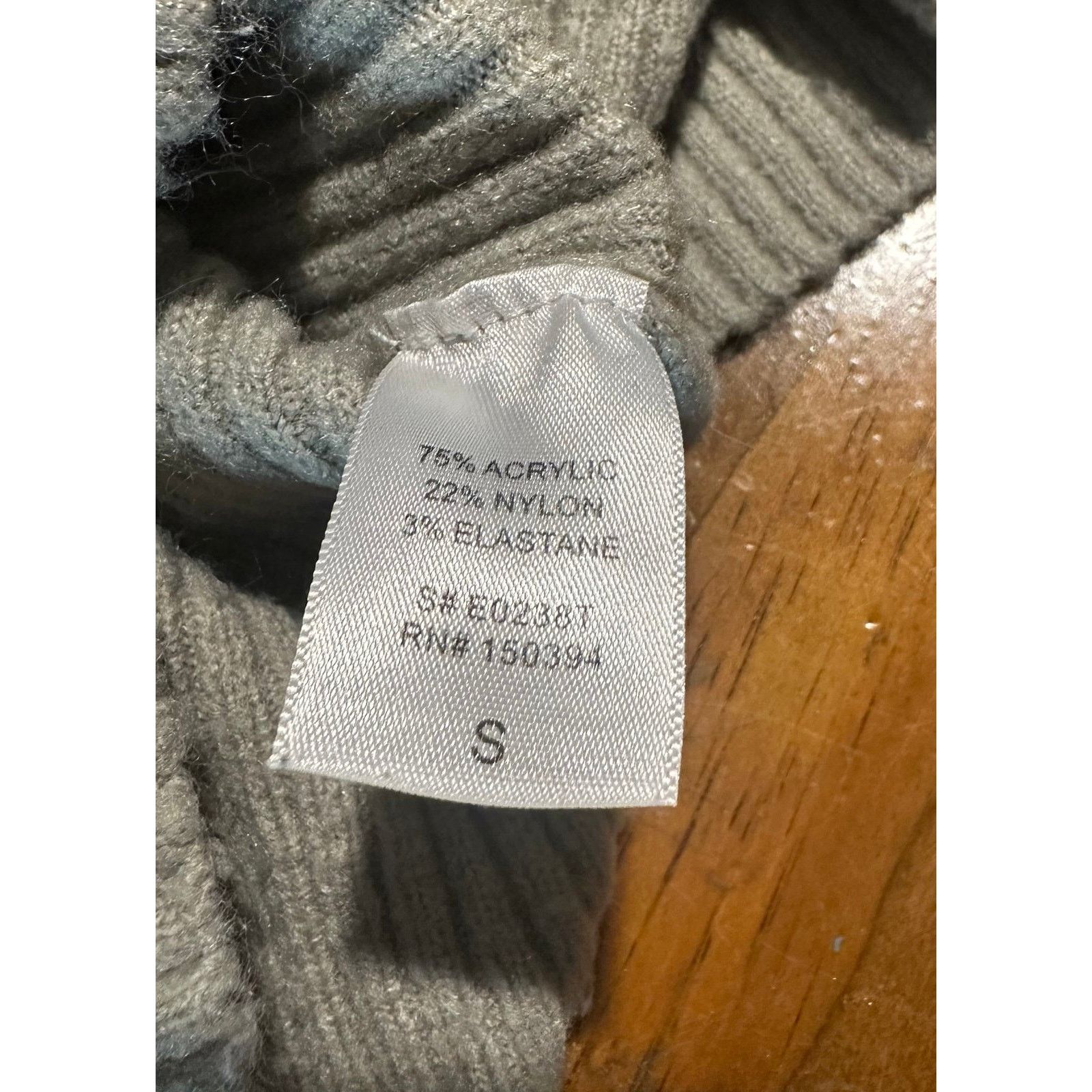 Other Stella Laguna Beach Gray Lace-Up Ribbed Knit Size Small#0109 Size S / US 4 / IT 40 - 6 Thumbnail