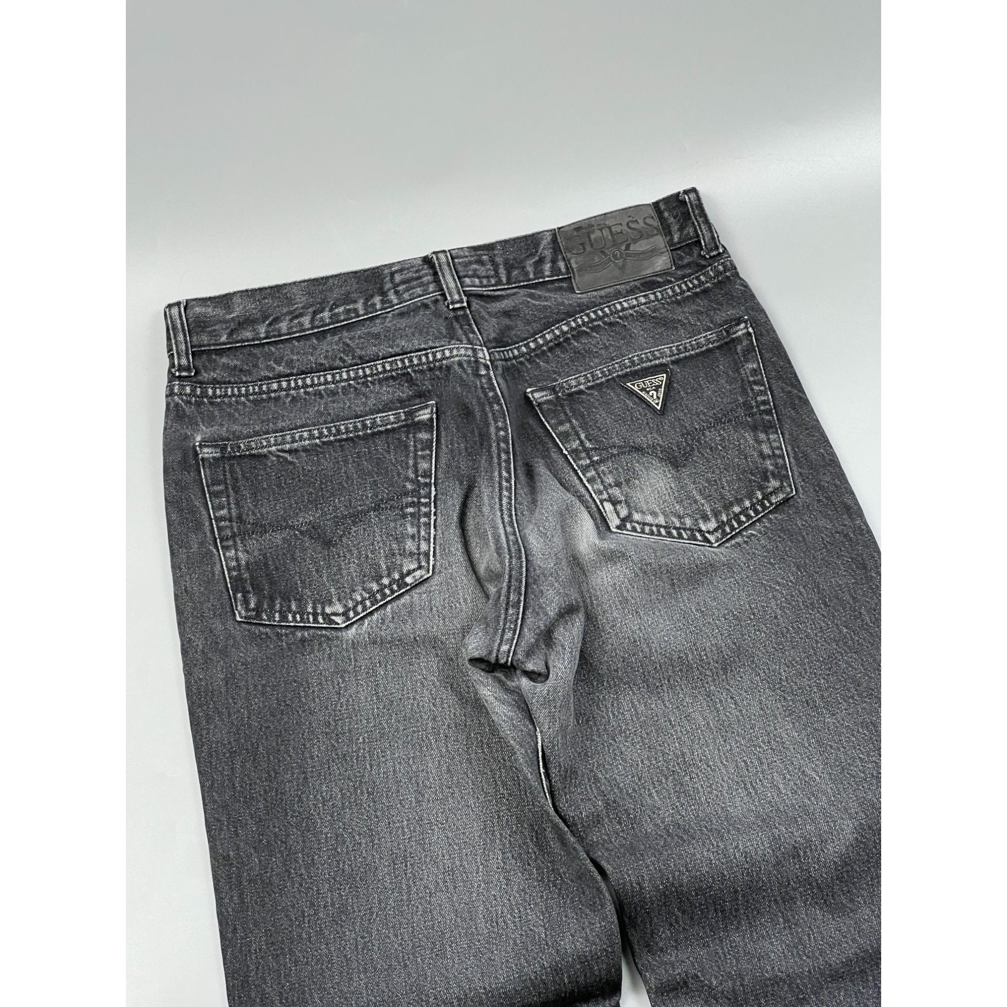 Guess Guess Jeans Straight Cut Gray Jeans (Y0730) Size US 32 / EU 48 - 15 Thumbnail