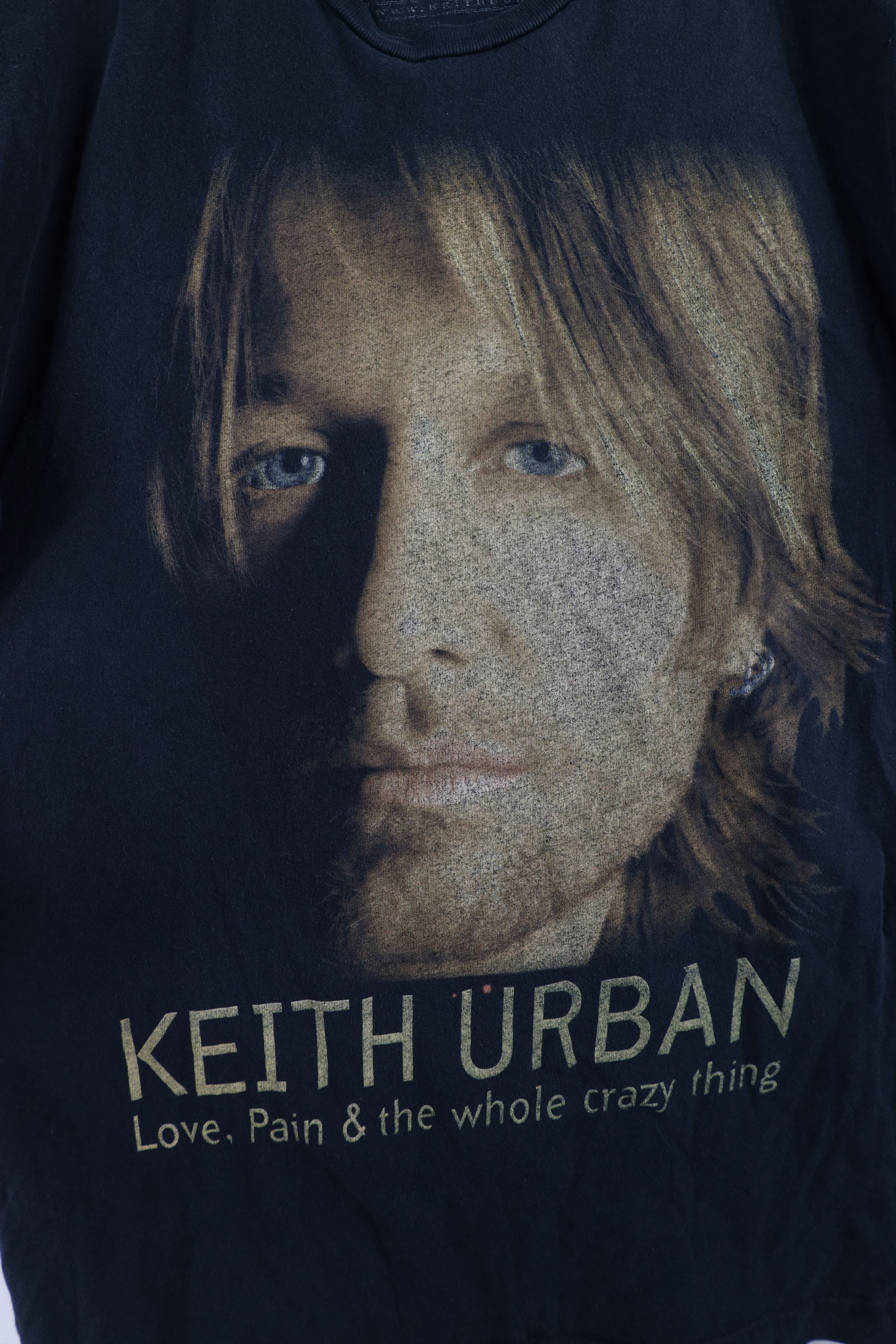 Vintage Vintage World Tour Keith Urban Band T-Shirt Black Cotton Size M / US 6-8 / IT 42-44 - 5 Thumbnail