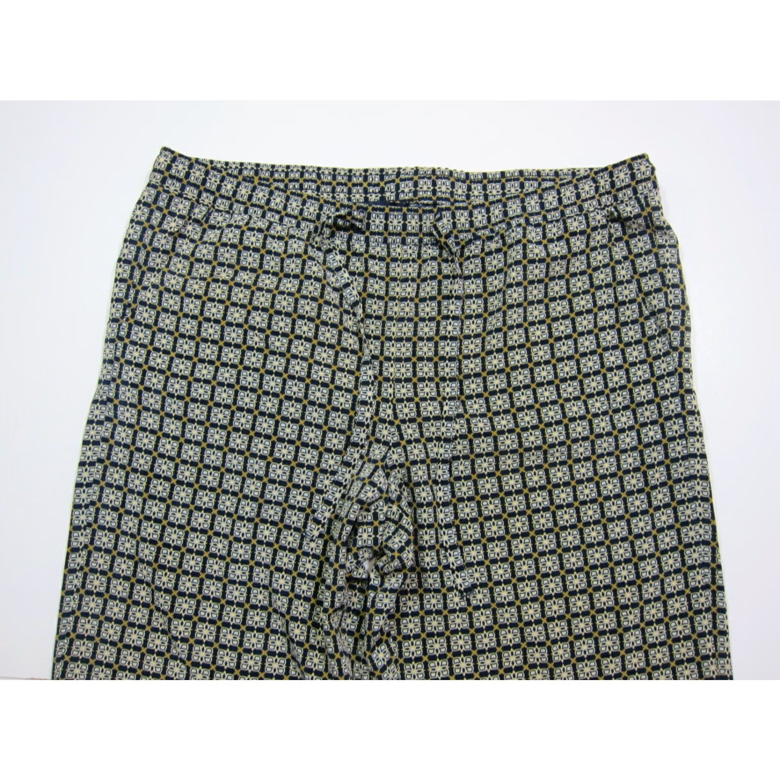 Tommy Hilfiger NWT Tommy Hilfiger Wide Leg Pant With Pockets Women 14T Paisley Blue Yellow City Classic City Paisley Wide-Leg Pants Women XL Size 36" / US 14 / IT 50 - 6 Thumbnail