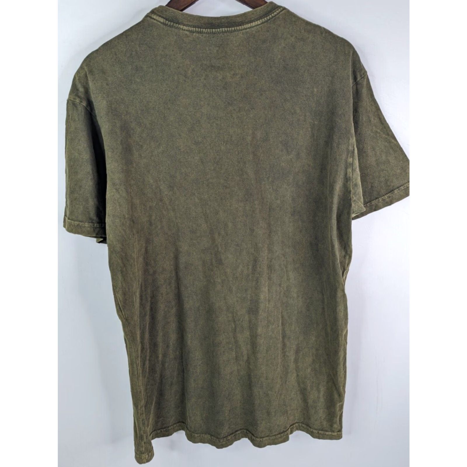 Vintage The Faith Brand Olive Green T-Shirt Mens L Crew Neck Short Sleeve Cotton Blend Religious Shirt Summer Women Size L / US 10 / IT 46 - 4 Thumbnail