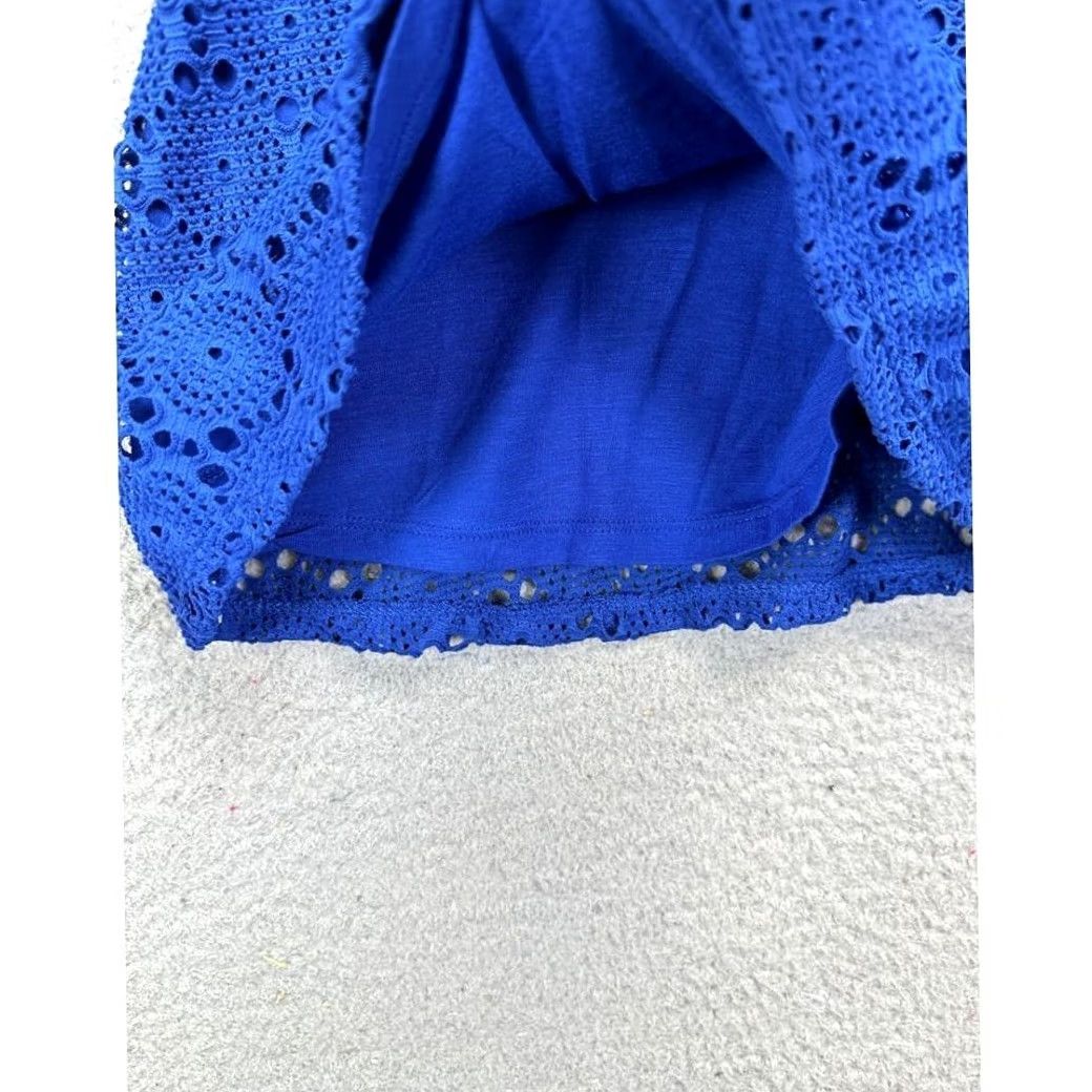 Banana Republic Banana Republic Blouse Shirt Womens 2 Blue Lace Top Stretch Casual Ladies NEW Size XS / US 0-2 / IT 36-38 - 7 Thumbnail
