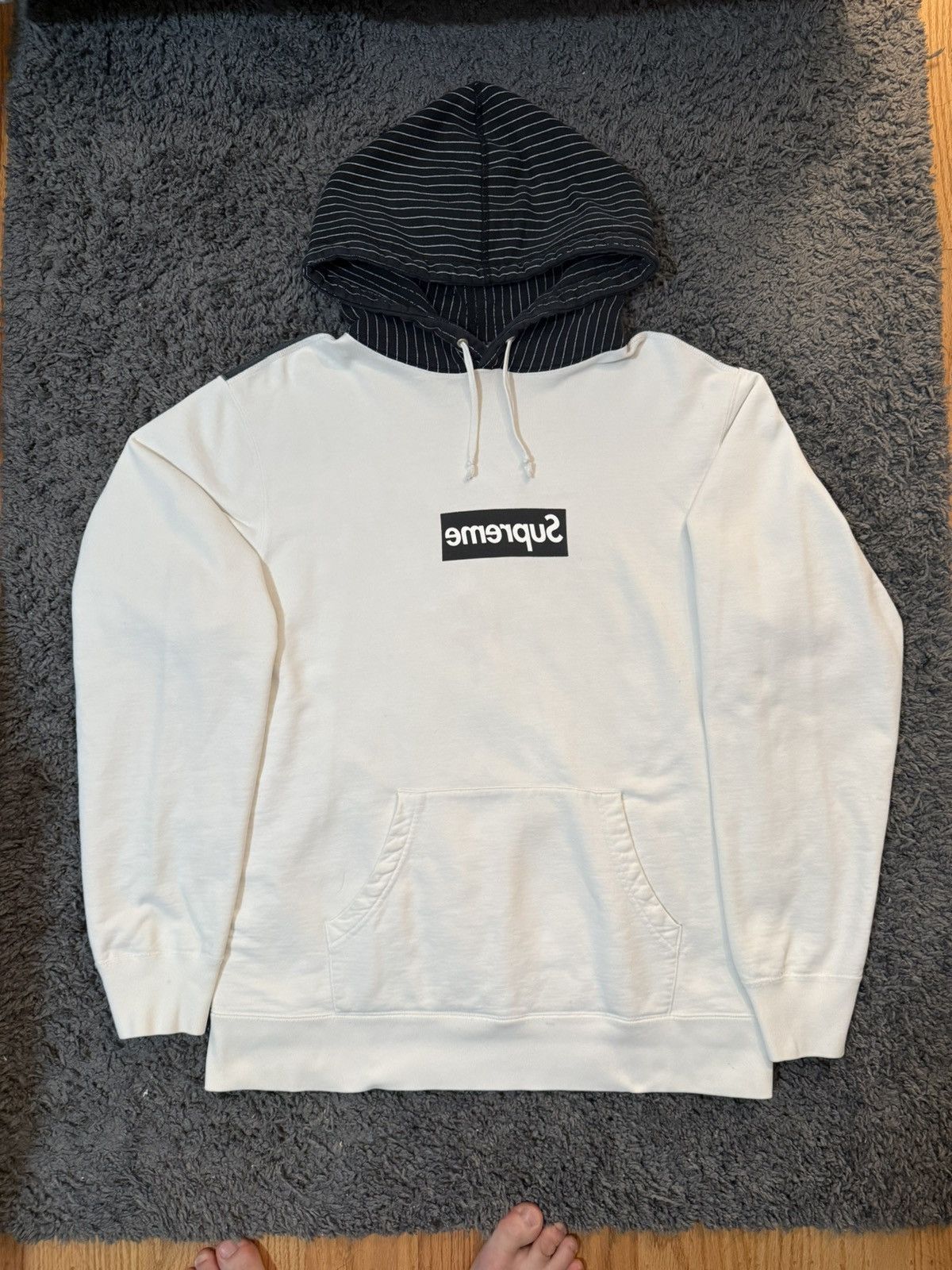 Comme des Garcons SHIRT × Supreme Supreme x COMME des GARÇONS SHIRT Harold Hunter hoodie Size US L / EU 52-54 / 3 - 1 Thumbnail