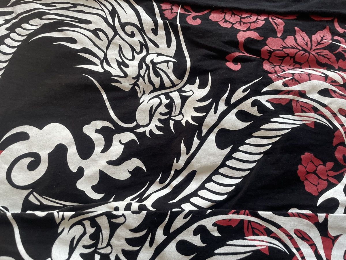 Japanese Brand 2000s Japanese Yakuza Sukajan Dragon Tattoo Long Sleeve Tee Size US S / EU 44-46 / 1 - 7 Thumbnail