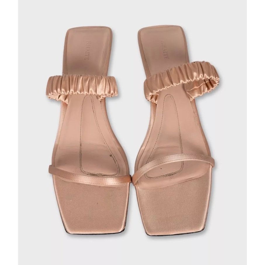 KHAITE Khaite Pink Textile Kitten Heel Mules - Size 38 Size US 7 / IT 37 - 2 Thumbnail
