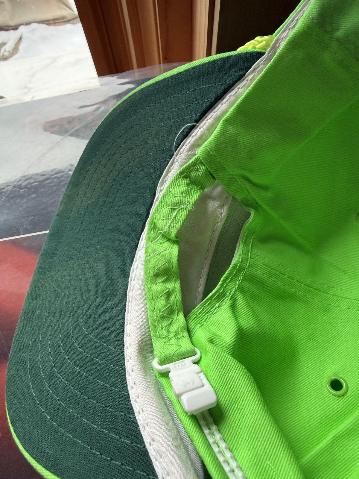 Vintage Vintage Auto Value Parts Store Neon Strapback Hat Size ONE SIZE - 7 Thumbnail