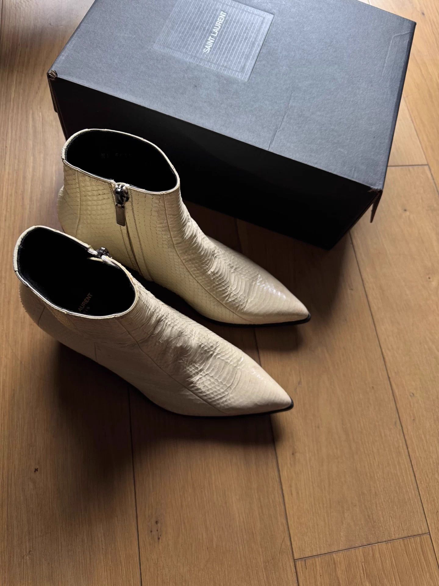 Saint Laurent Paris SAINT LAURENT SLP Snakeskin Boots 41 Boxed Size US 8 / EU 41 - 1 Thumbnail