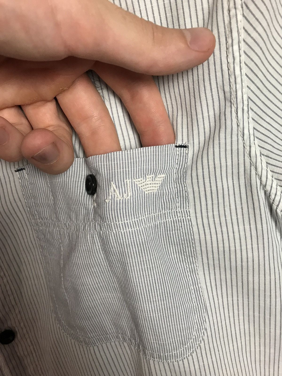Armani × Vintage Vintage Armani luxury shirt Size US M / EU 48-50 / 2 - 4 Thumbnail