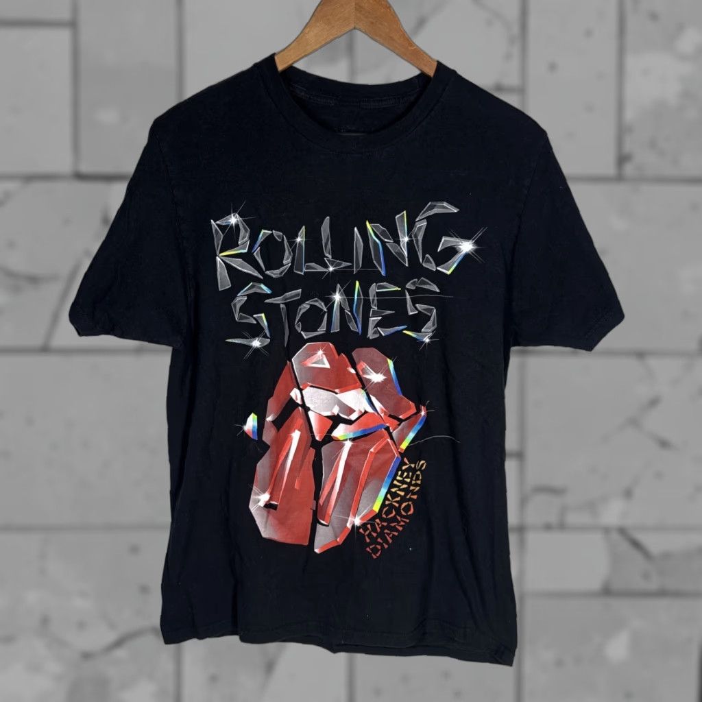 Vintage VINTAGE Rolling Stones Band T-Shirt Mens Size M Black Regular Fit Graphic Shirt Mens M Black Rolling Stones Band T-Shirt Size US M / EU 48-50 / 2 - 1 Thumbnail