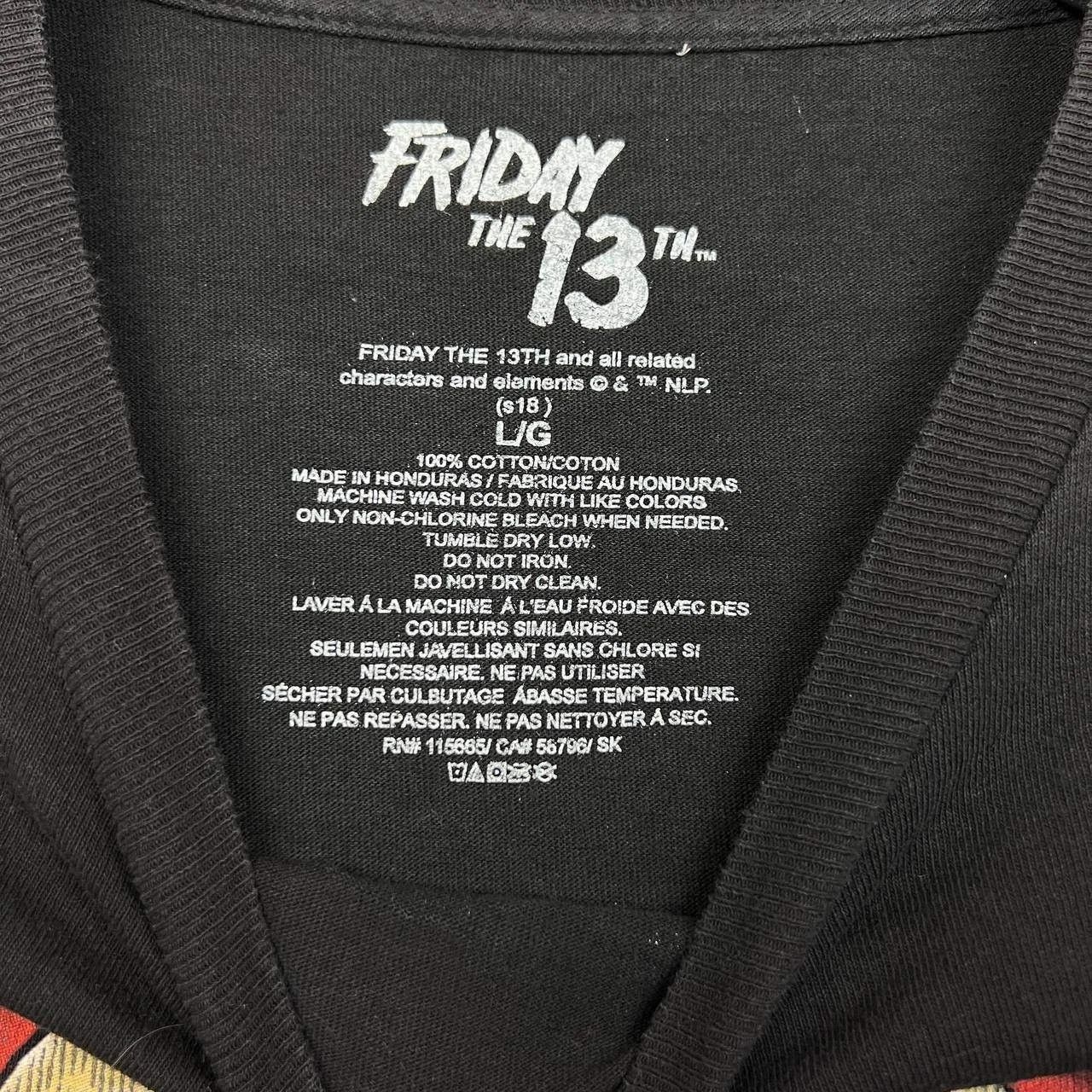 Other Friday the 13th Shirt Horror Long Sleeve Crew Neck Cotton L Size US L / EU 52-54 / 3 - 4 Thumbnail