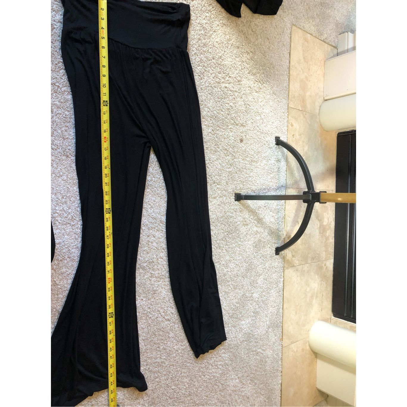 Other Venus Women’s Black Flowing Soft Stretchy Pants Size L NWOT Size 34" / US 12 / IT 48 - 6 Thumbnail