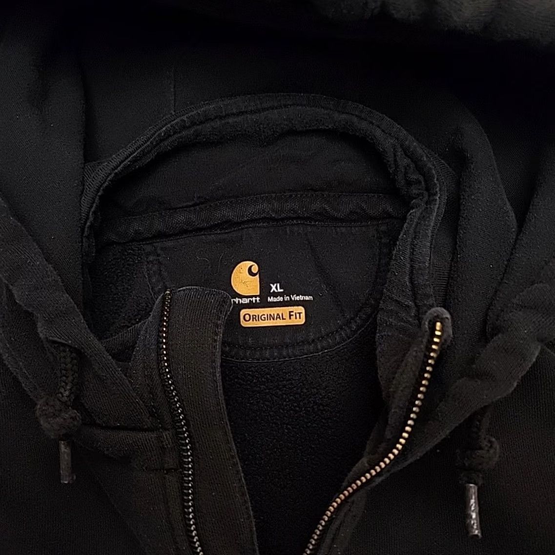 Carhartt VINTAGE Carhartt Hoodie Mens XL Black Rain Defender Original Fit Heavyweight Sweatshirt Size US XL / EU 56 / 4 - 4 Thumbnail