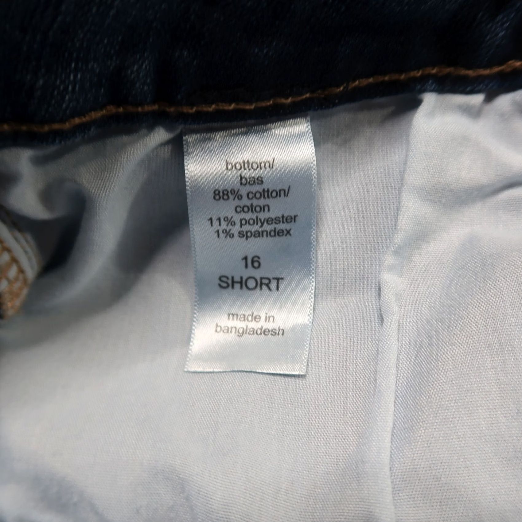 Vintage Maurices Jeans Classic Mid Rise Flare Leg Denim Blue 16 Women Adults 29in 5-Pocket Stretch Size 38" / US 16 / IT 52 - 4 Thumbnail