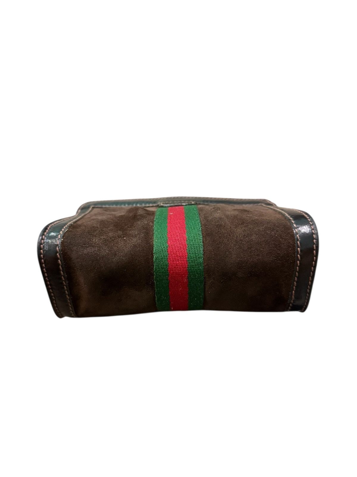 Gucci RARE VINTAGE GUCCI PARFUMS MINI SUEDE POUCH/CLUTH BAG Size ONE SIZE - 7 Thumbnail