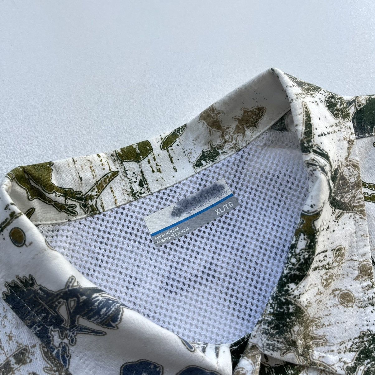 Columbia × Vintage Columbia PFG All Over Print Fishing Vintage Button Ups Shirt Size US XL / EU 56 / 4 - 10 Thumbnail