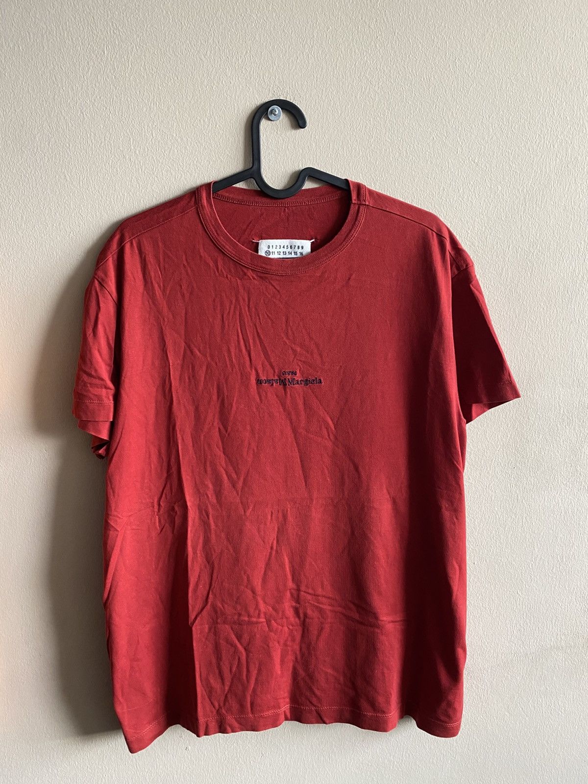 Maison Margiela Maison Margiela Embroided Logo tee Size US S / EU 44-46 / 1 - 1 Thumbnail