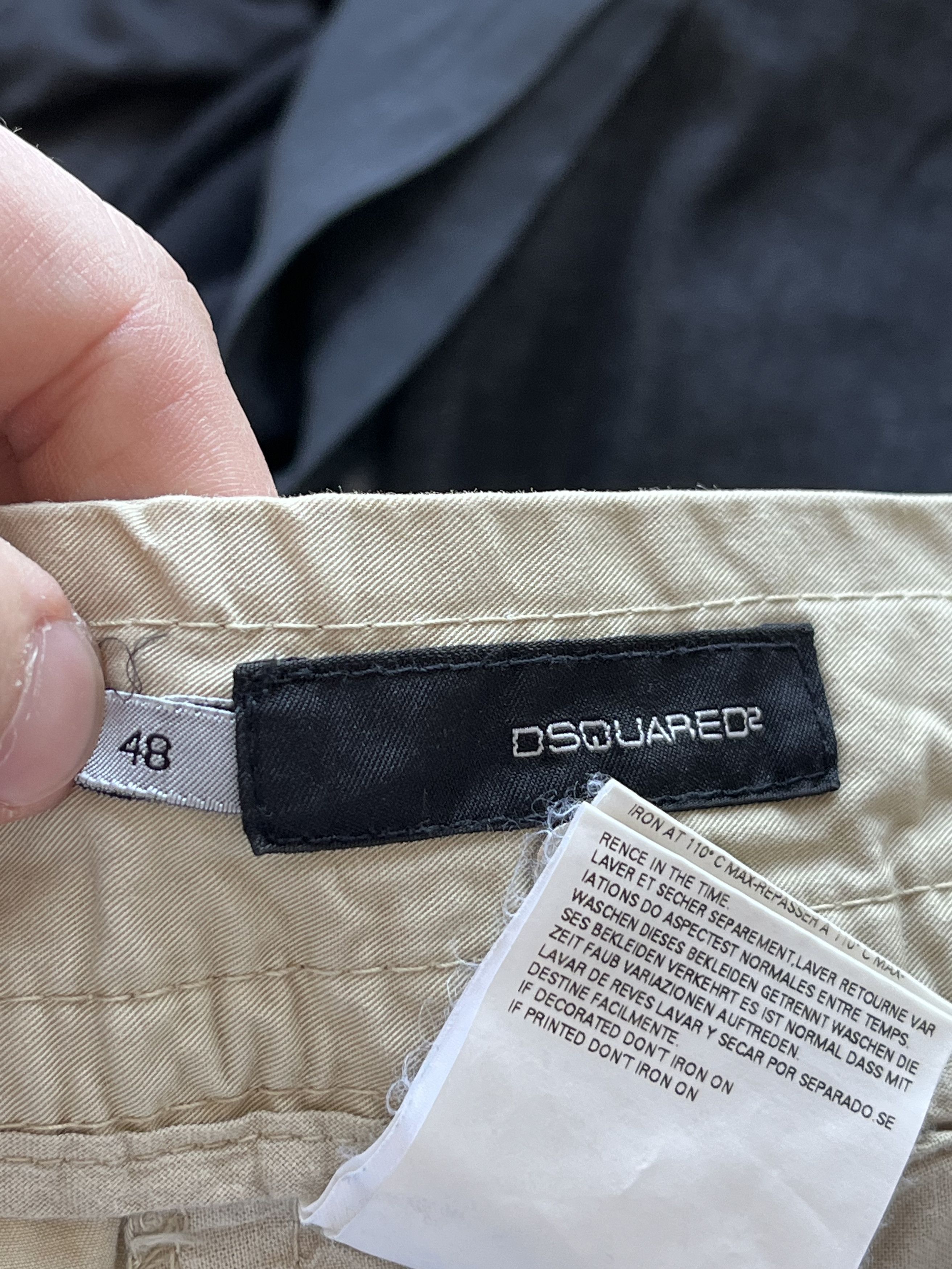 Dsquared2 Archive Dsquared2 Beige Denim Pants Baggy Avant Garde Size US 32 / EU 48 - 8 Thumbnail