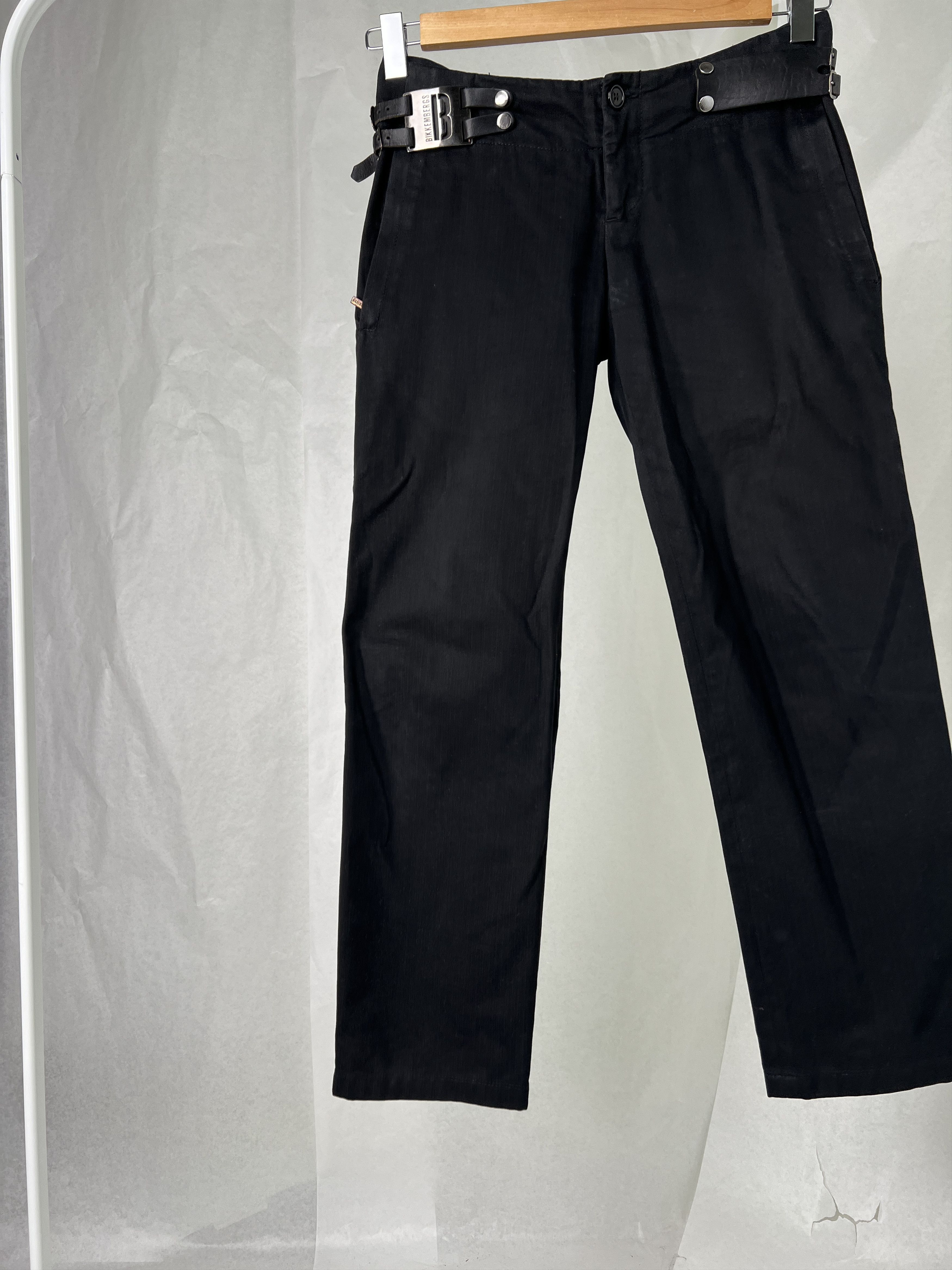 Dirk Bikkembergs Archive Dirk Bikkemberg Pants with leather belts Size US 30 / EU 46 - 4 Thumbnail