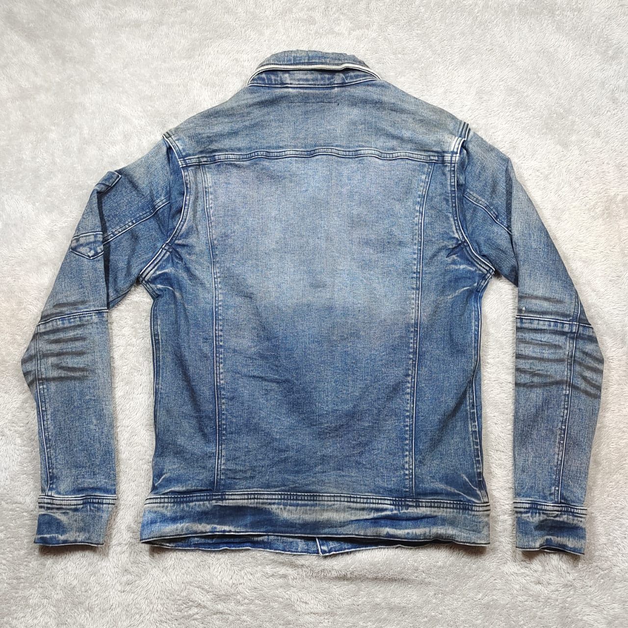 Diesel × G-Star × Urban Outfitters UNIQUE I'Z FRONTIER BLUE DENIM JACKET TRUCKER Size US M / EU 48-50 / 2 - 2 Thumbnail