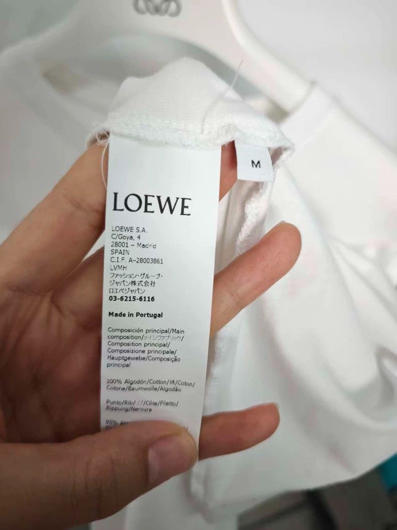 Loewe LOEWE White short-sleeved T-shirt Size M / US 6-8 / IT 42-44 - 4 Thumbnail