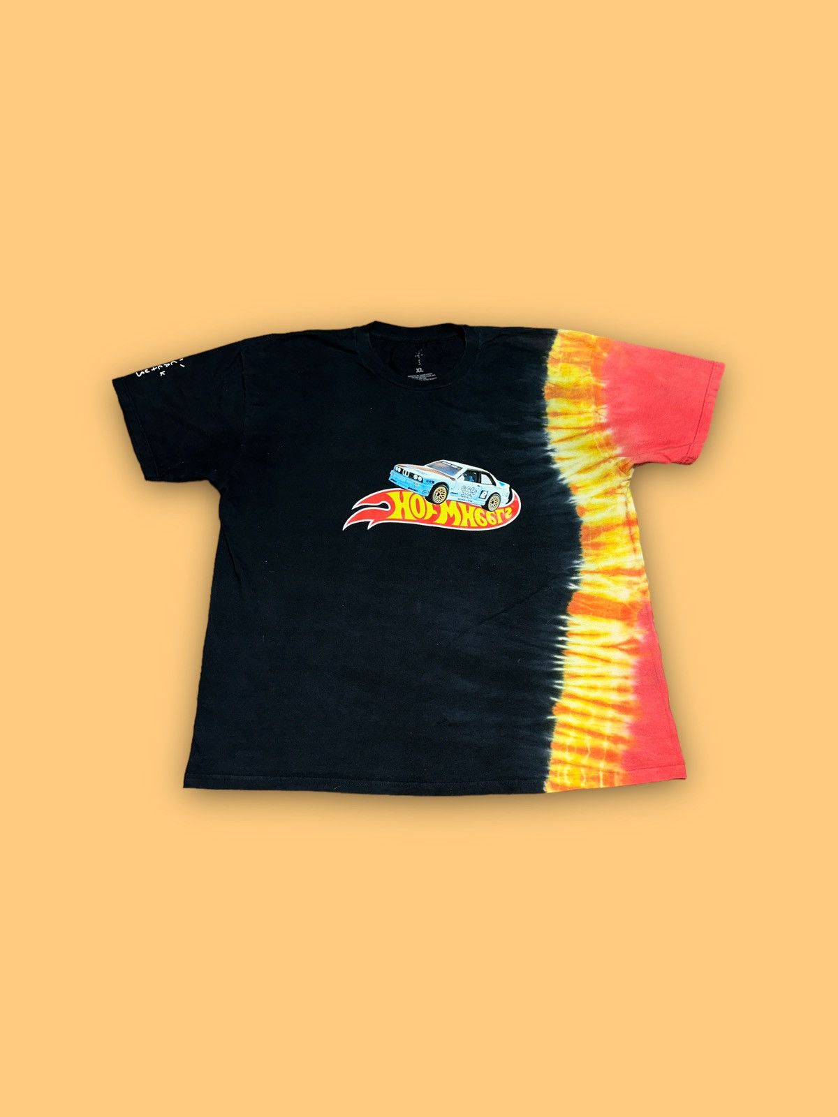 image of Travis Scott Cactus Jack Hot Wheels T-Shirt in Black, Men's (Size XL)