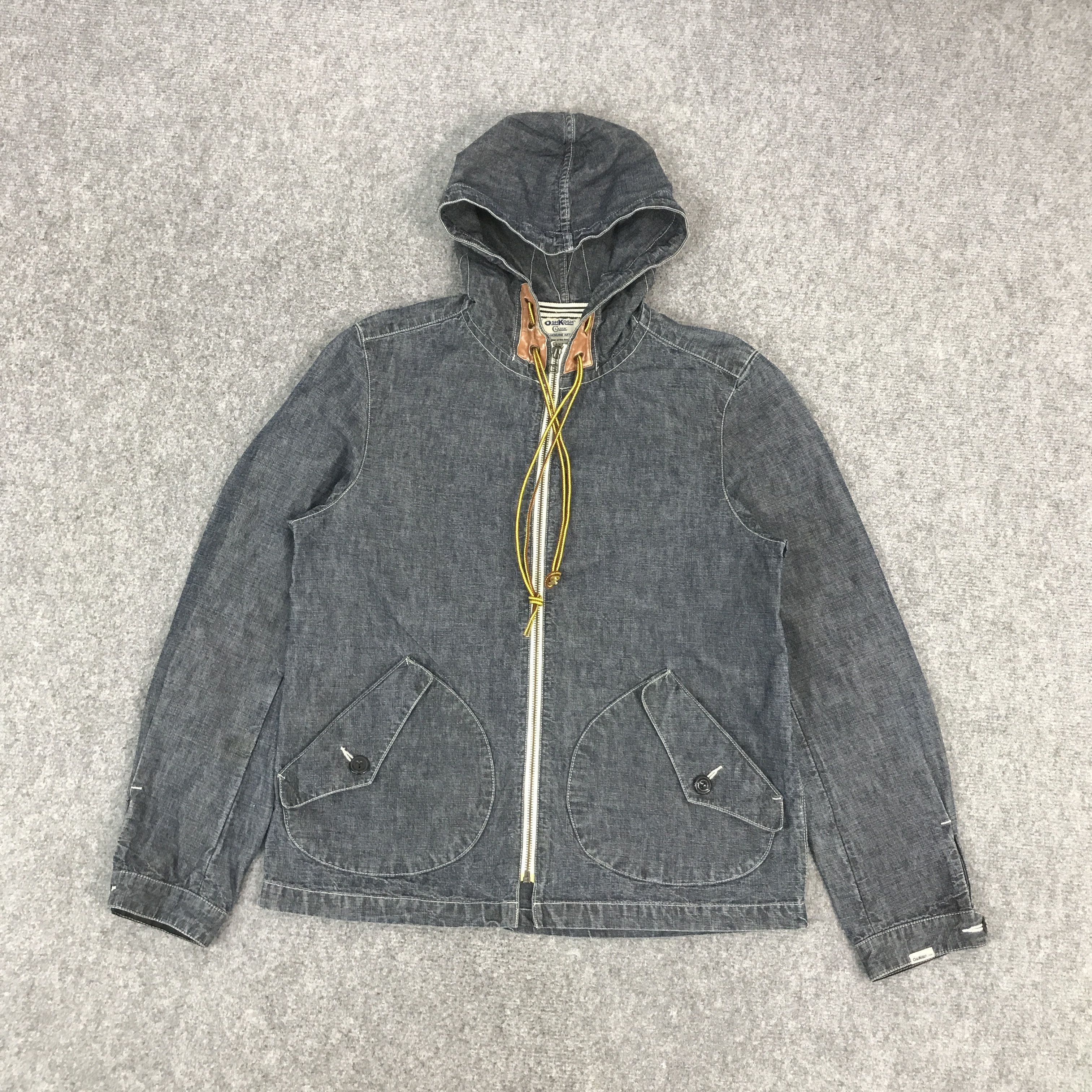 Japanese Brand × Oshkosh OSHKOSH DENIM THE GENUINE ARTICLE HOODIE JACKET Size US M / EU 48-50 / 2 - 1 Thumbnail