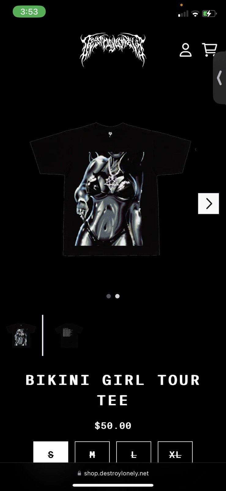 Other Destroy lonely merch Size US M / EU 48-50 / 2 - 2 Thumbnail