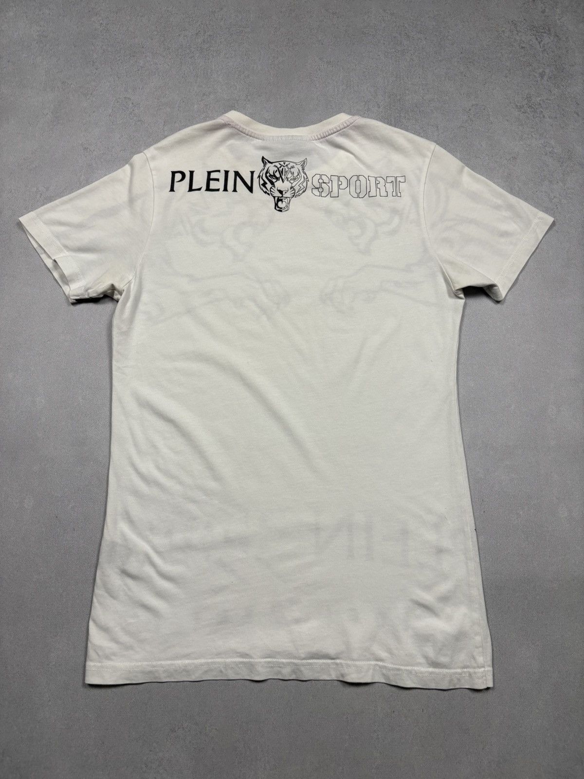 Philipp Plein Philipp Plein Sport White Twin Tiger Graphic AOP T-Shirt Y2K Size US S / EU 44-46 / 1 - 2 Thumbnail