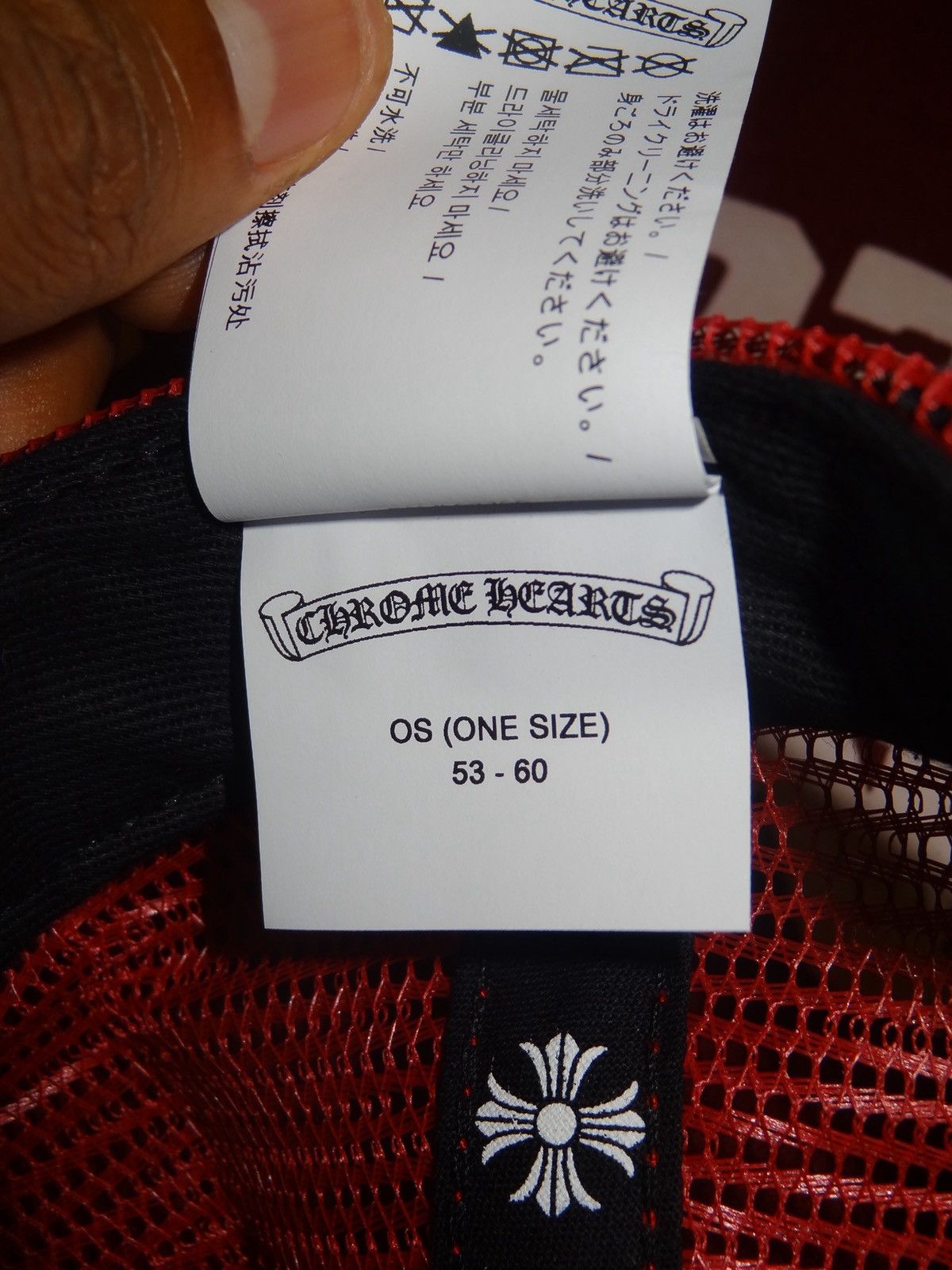 Chrome Hearts Red Trucker
