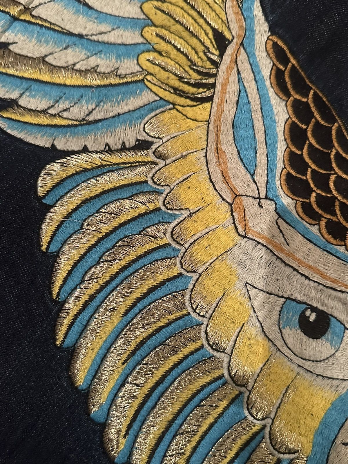 Ed Hardy × Japanese Brand × Vintage Insane rare Ed Hardy embroidery pants Size US 40 / EU 56 - 3 Thumbnail