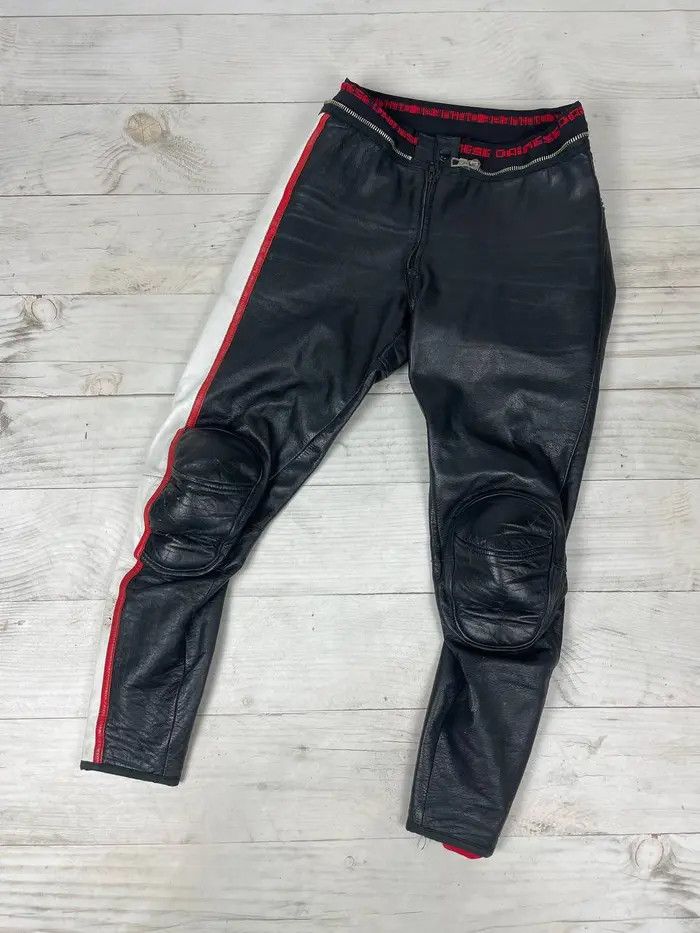 Dainese Vintage Dainese Motorbike Leather Suit 90s Jacket And Pants Size US M / EU 48-50 / 2 - 15 Thumbnail