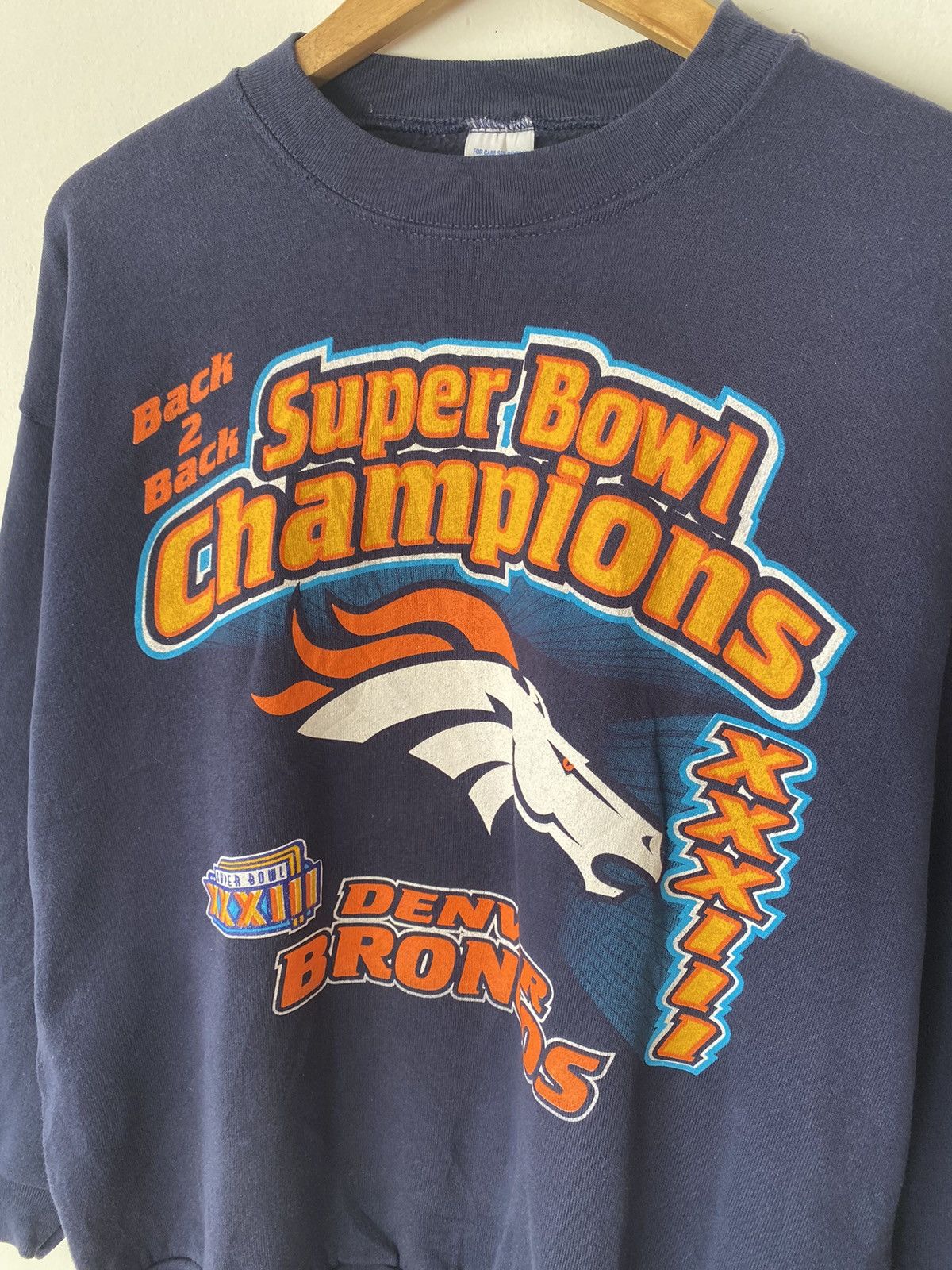 Logo 7 × NFL × Vintage Denver Broncos Super Bowl XXXII Champion Back to Back Size US L / EU 52-54 / 3 - 3 Thumbnail