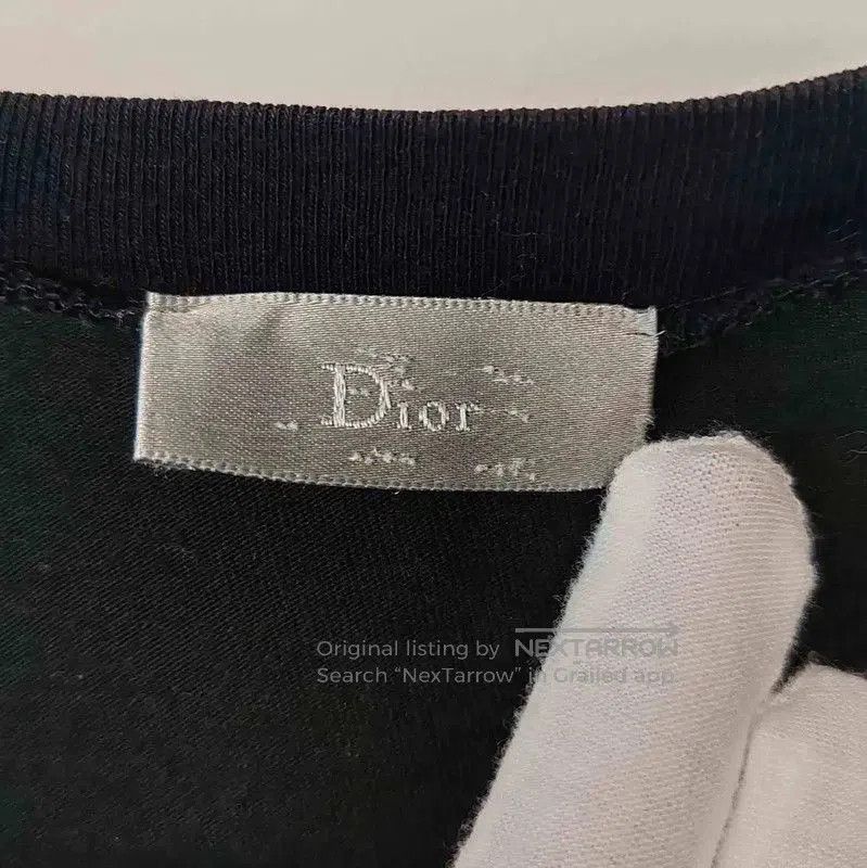Dior Dior Black Cotton Men's T-Shirt . Size US L / EU 52-54 / 3 - 3 Thumbnail