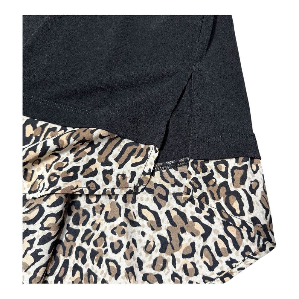 Adrianna Papell NWT New $89 Adrianna Papell V-Neck Flutter Sleeve Black ani Size XL / US 12-14 / IT 48-50 - 9 Thumbnail