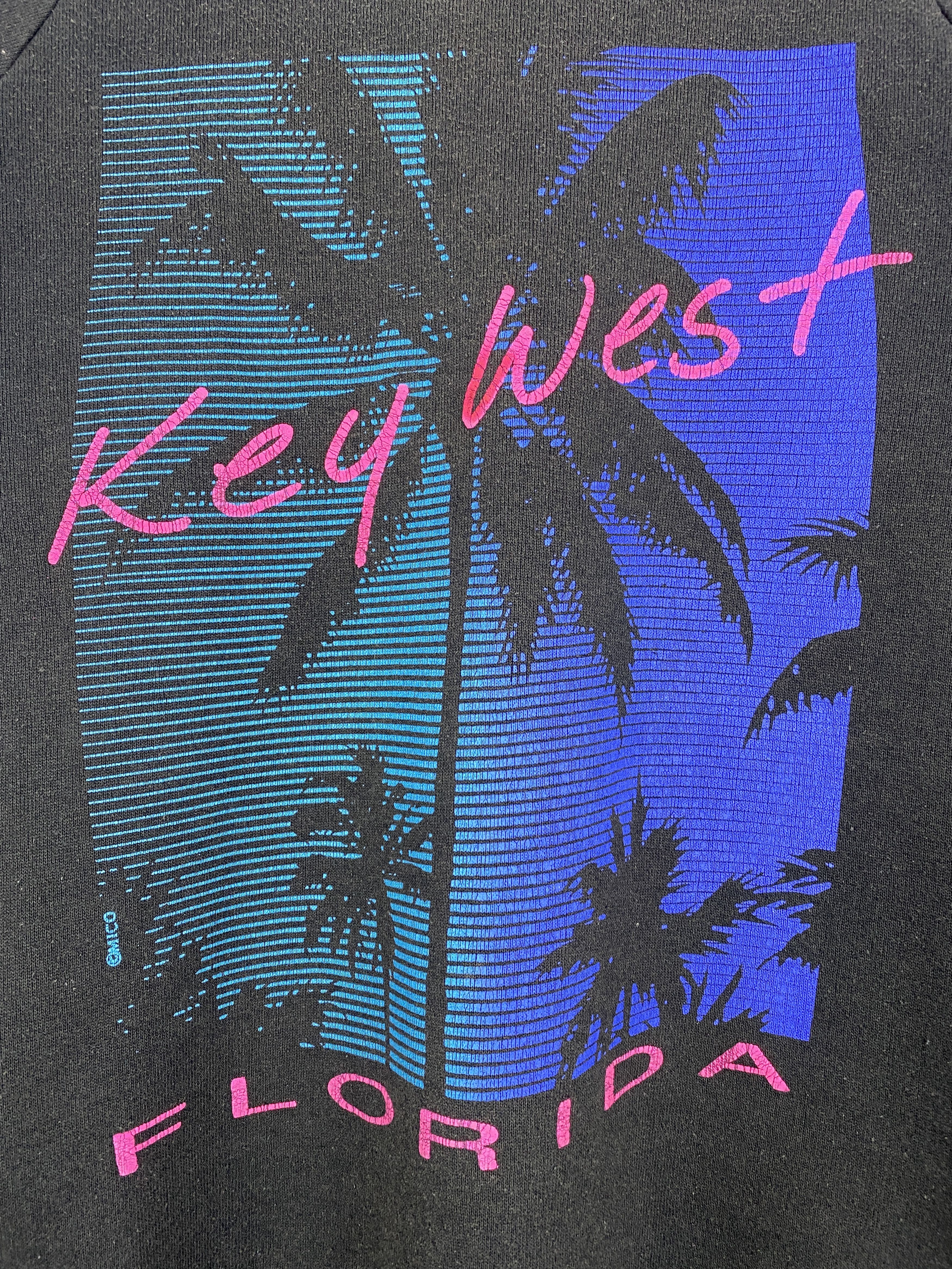 Jerzees × Vintage Vintage 90s Key West Florida USA Jumper SweatShirt TA0597 Size US M / EU 48-50 / 2 - 10 Thumbnail