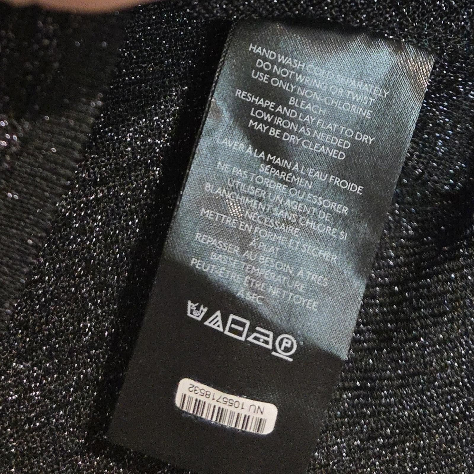 Other Pilcro Black Metallic Hooded Tank Size S / US 4 / IT 40 - 5 Thumbnail