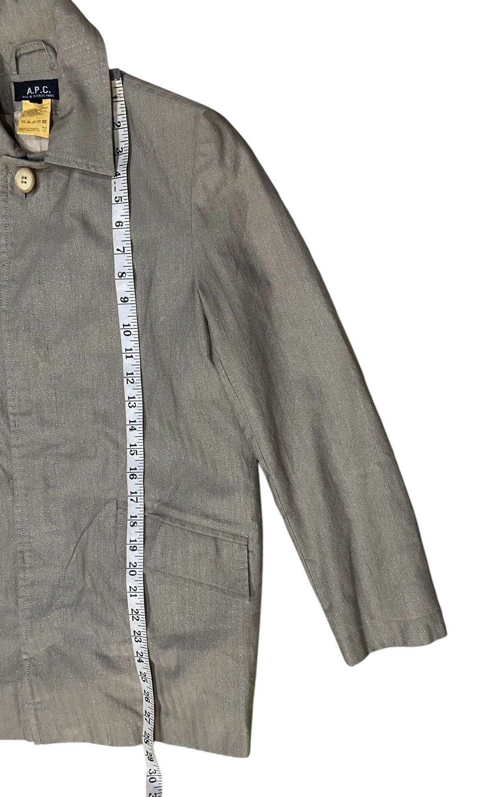 A.P.C. Rare🔥Vtg A.P.C Button Jacket Silver Size US XS / EU 42 / 0 - 13 Thumbnail