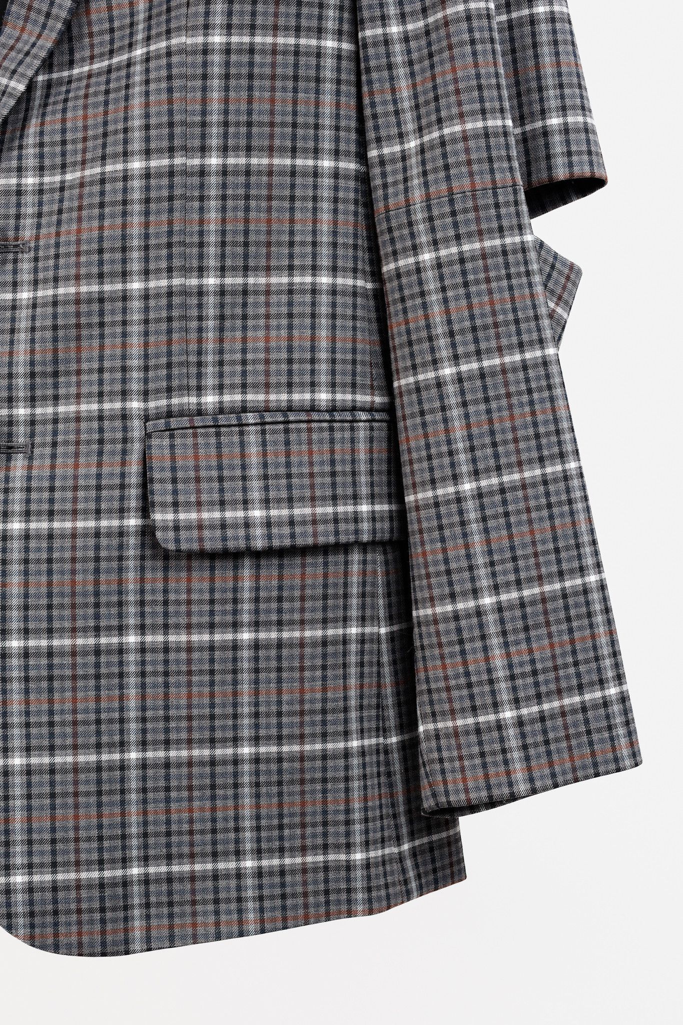 Tibi Tibi Gabe Blazer Slit-Elbow Windowpane Check Blazer Size M / US 6-8 / IT 42-44 - 6 Thumbnail