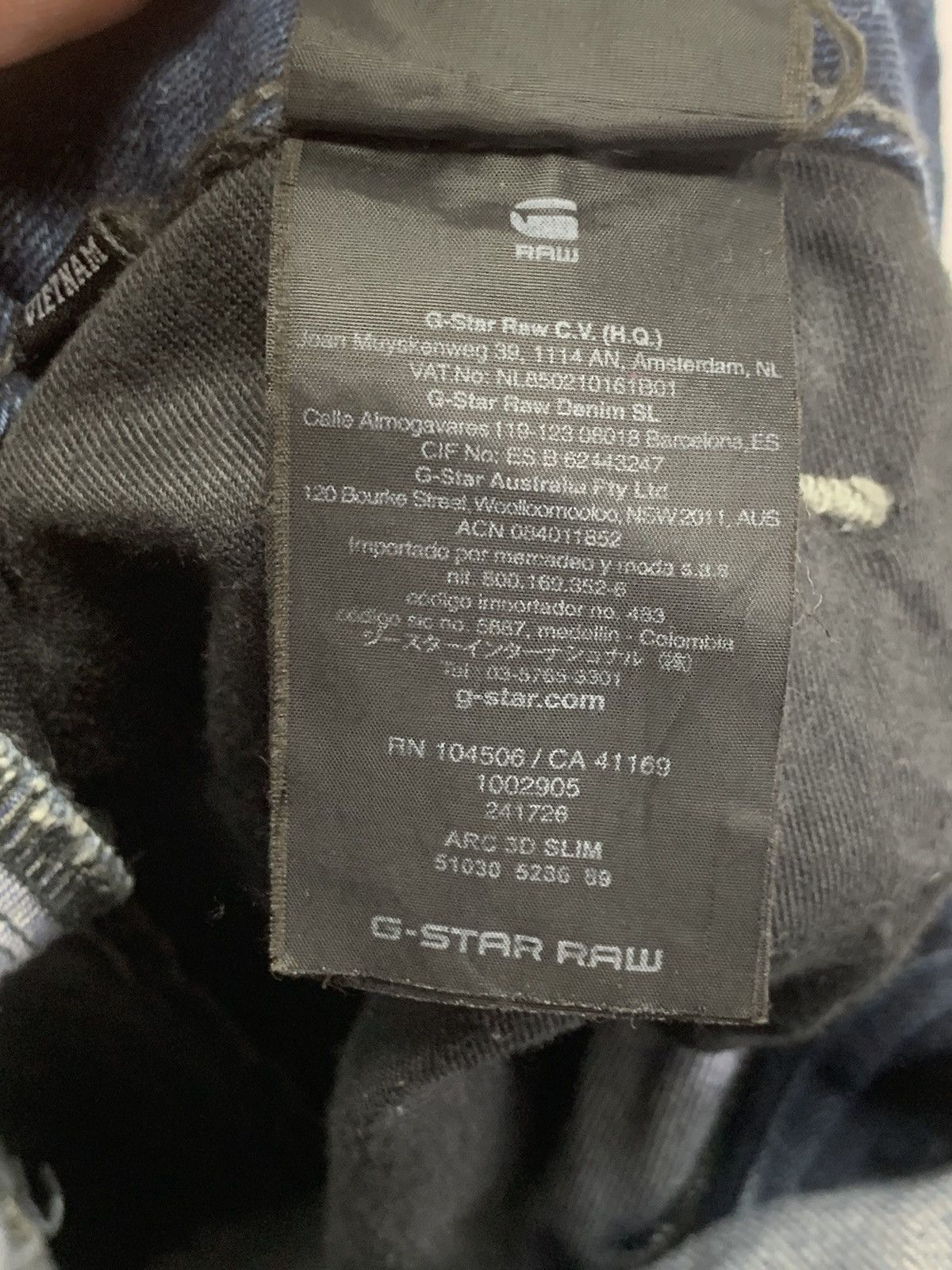 G-Star G Star Raw ARD 3D Slim Denim Size US 32 / EU 48 - 18 Thumbnail