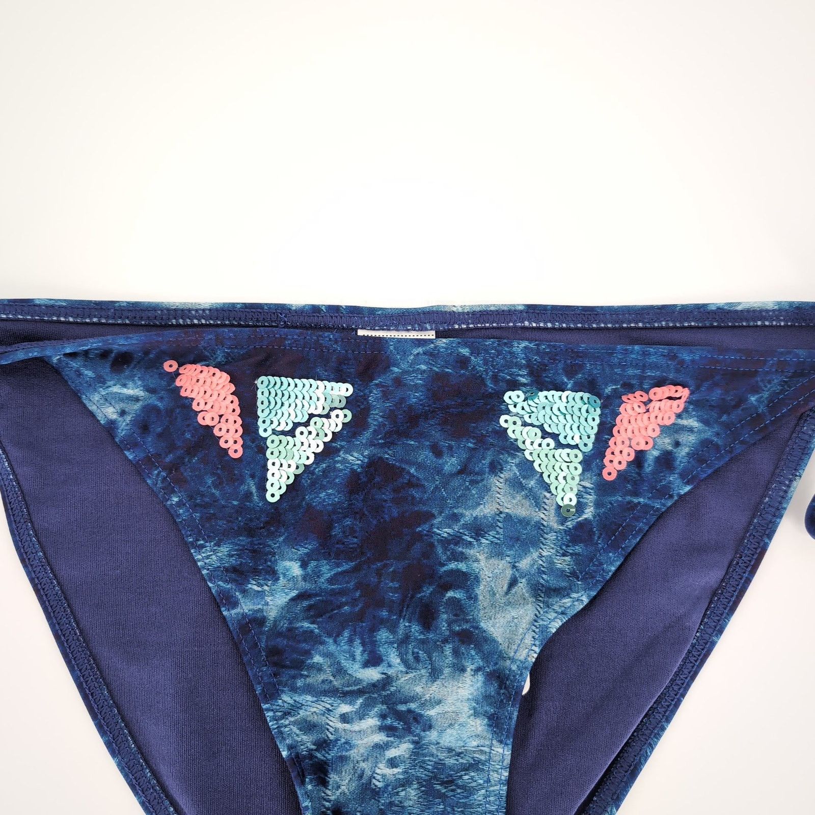 Desigual NWT Desigual Eloise Sequin Side Tie Bikini Bottoms - Size L Size ONE SIZE - 5 Thumbnail