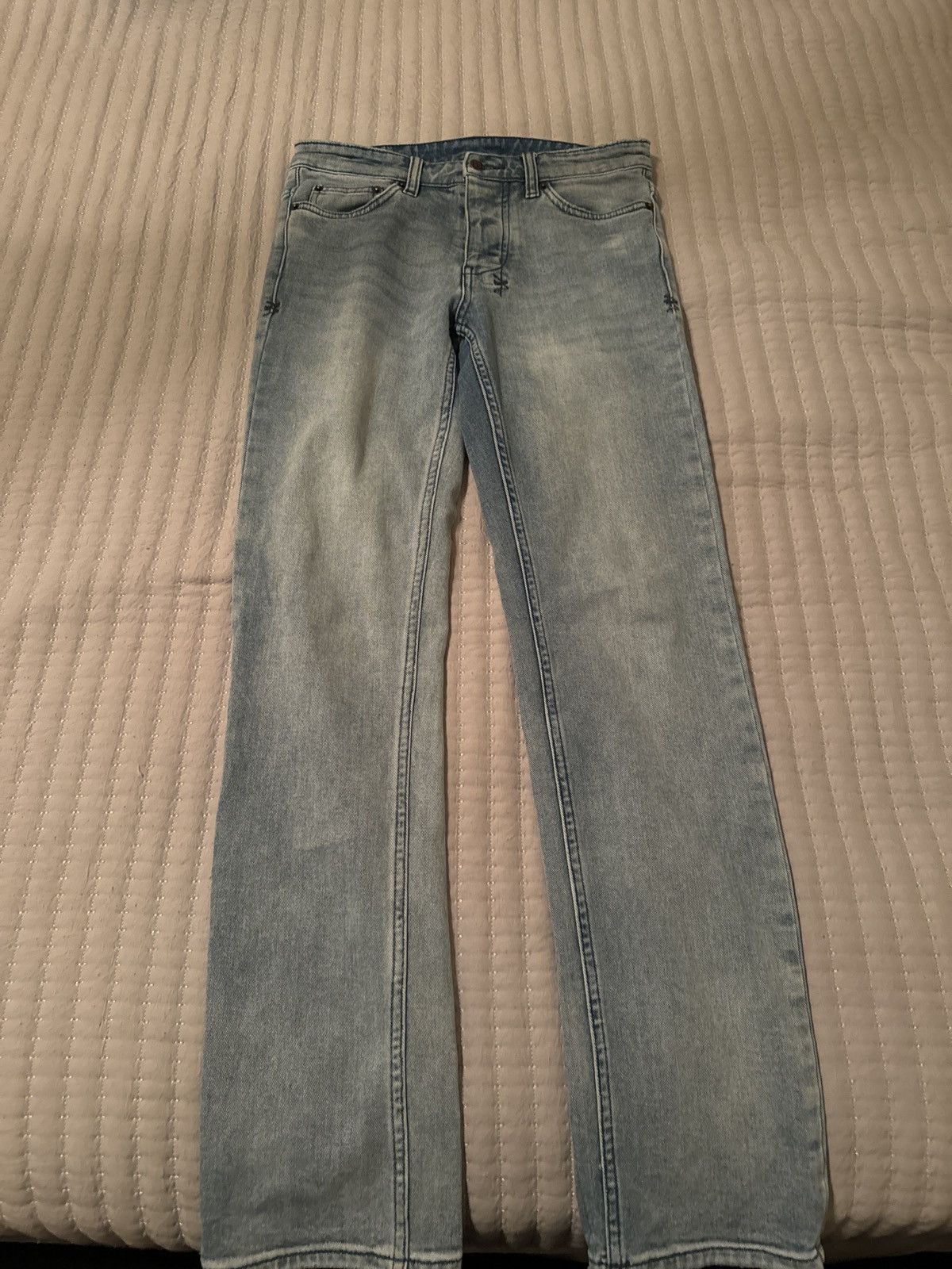 KSUBI LIGHT BLUE DENIM JEANS