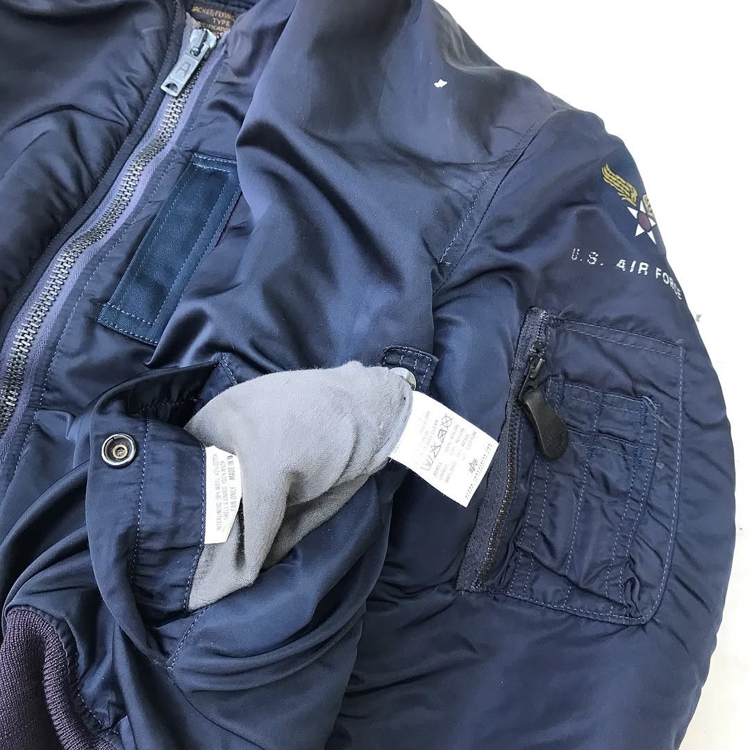 Alpha Industries Vintage Alpha Industries B-15C Flight Jacket Navy 50s Mod Size US M / EU 48-50 / 2 - 3 Thumbnail
